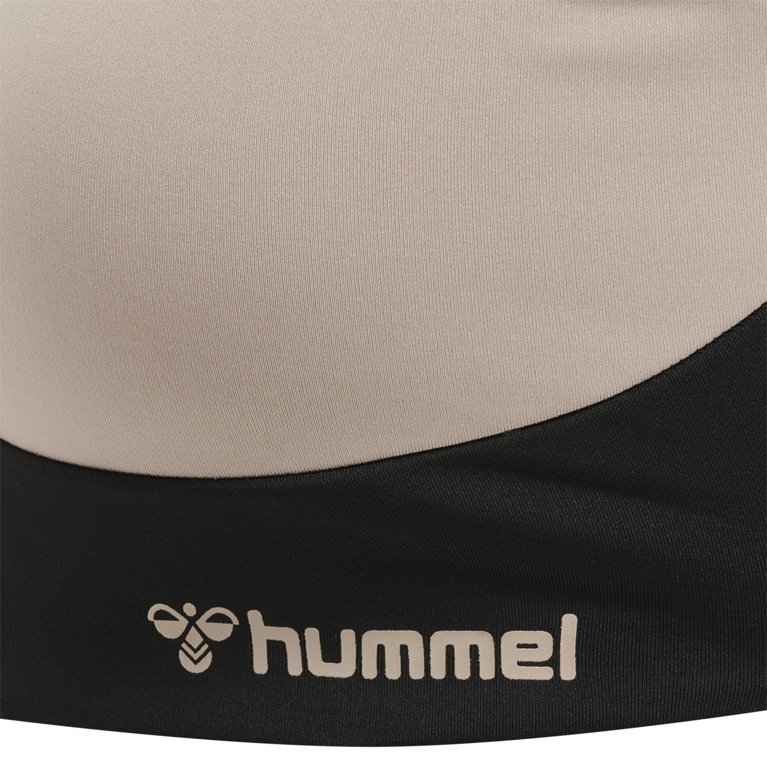 hmlMT RIGA SPORTS BRA, BLACK/CHATEAU GREY, packshot