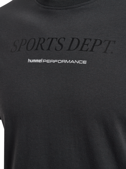 hmlPULSE GRAPHIC T-SHIRT S/S, ASPHALT, packshot