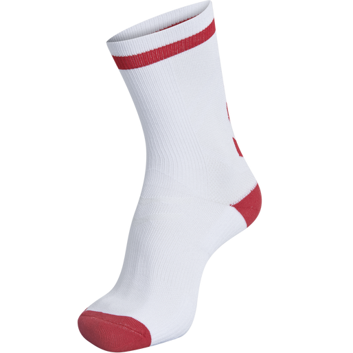 ELITE INDOOR SOCK LOW, WHITE, packshot