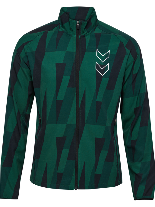 hmlCOURT AOP JACKET, RAIN FOREST, packshot