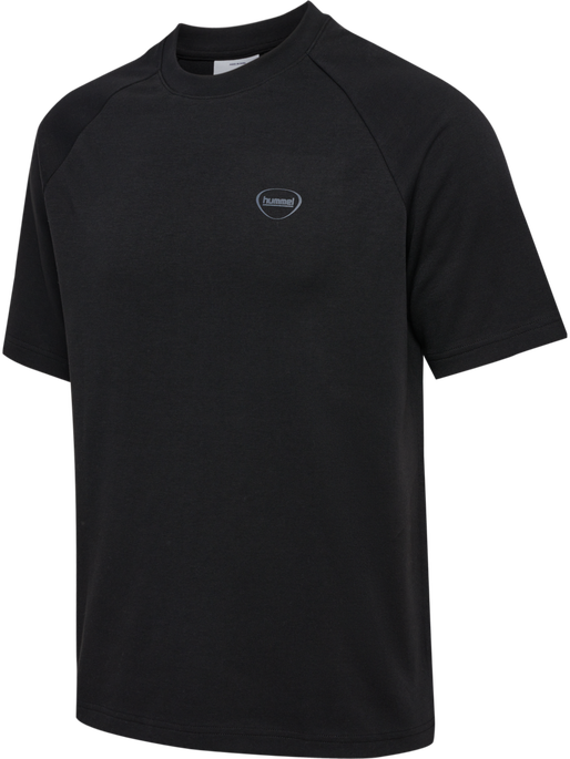 hmlTECH LOOSE TEE, BLACK, packshot