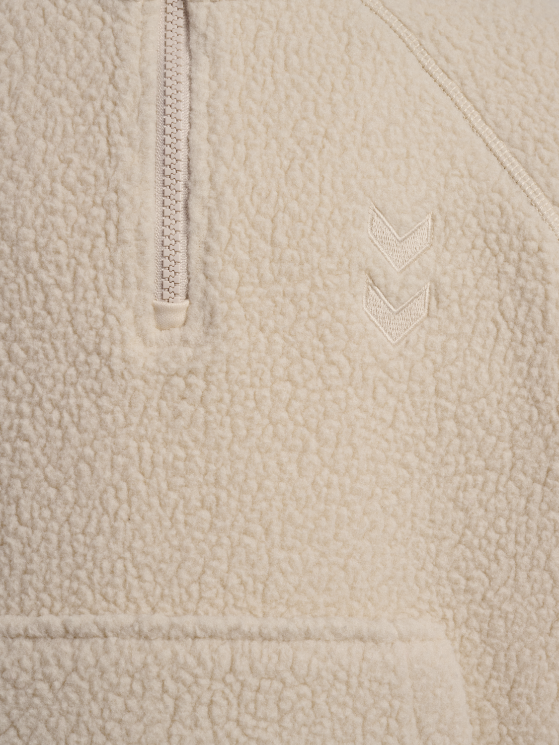 hmlJR MARTINI HALF ZIP JACKET, OATMEAL, packshot