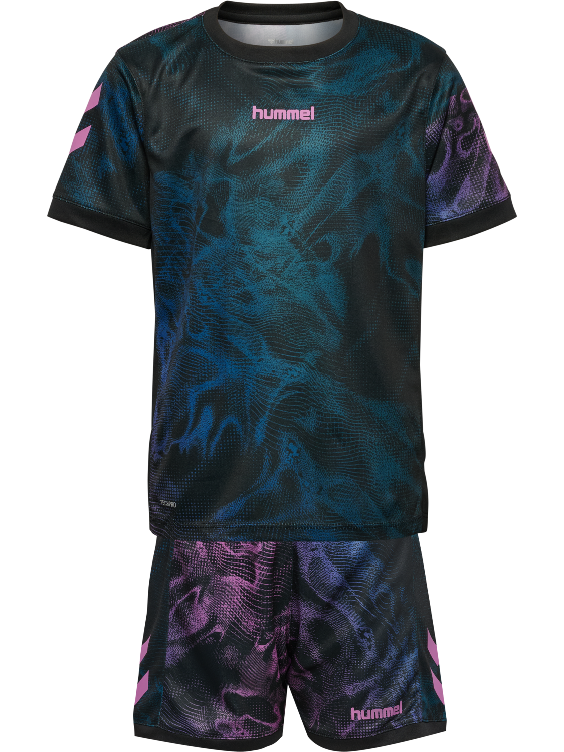 hmlBLAZE CLUB 26 GRAPHIC SET KIDS, BLACK/PINK, packshot