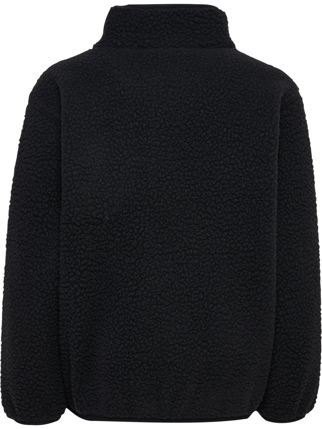 hmlJR ATLAS FLEECE ZIP JACKET, BLACK, packshot