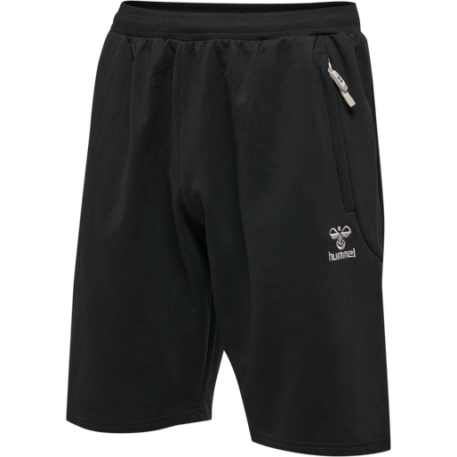 hmlMOVE GRID COTTON SHORTS, BLACK, packshot