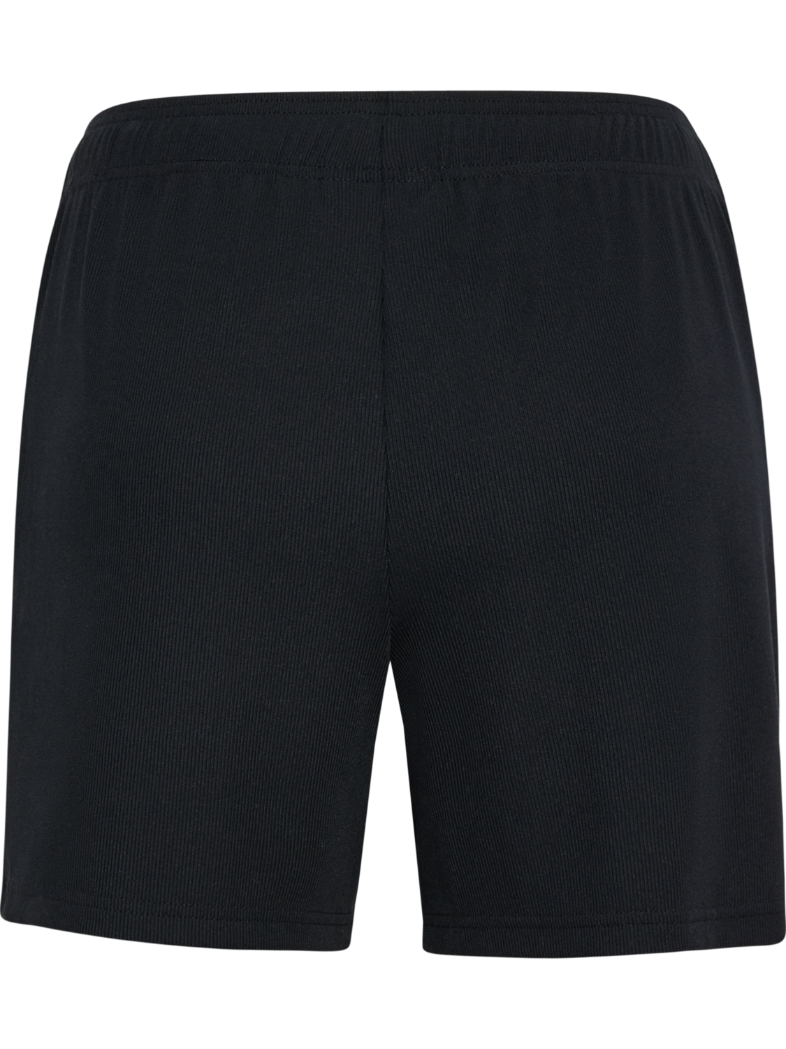 hmlPULSE RIB SHORTS, BLACK, packshot