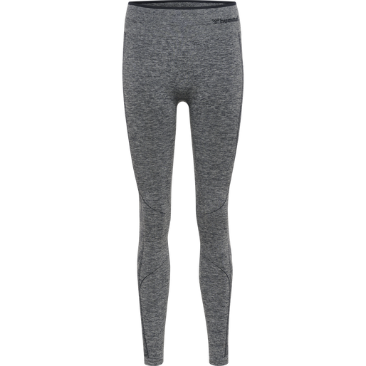 hmlMT UNA SEAMLESS MID WAIST TIGHTS, BLUE NIGHTS MELANGE, packshot