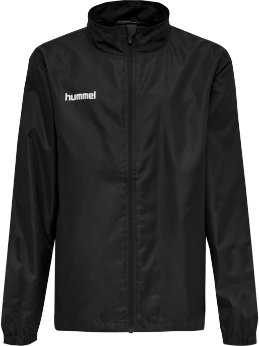 hmlPROMO RAIN JACKET KIDS, BLACK, packshot