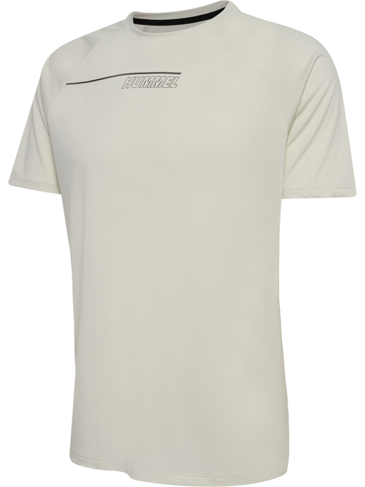 hmlCOURT LIGHT WEIGHT T-SHIRT, LIGHT GREY, packshot