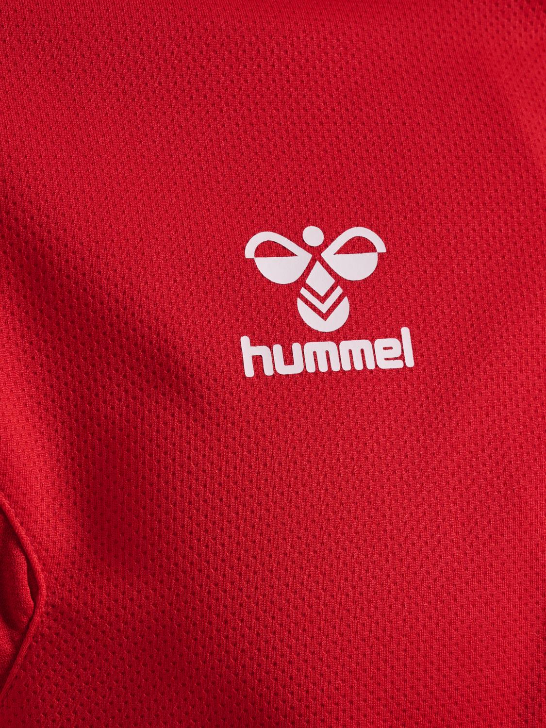 hmlAUTHENTIC HALF ZIP SWEAT, TRUE RED, packshot