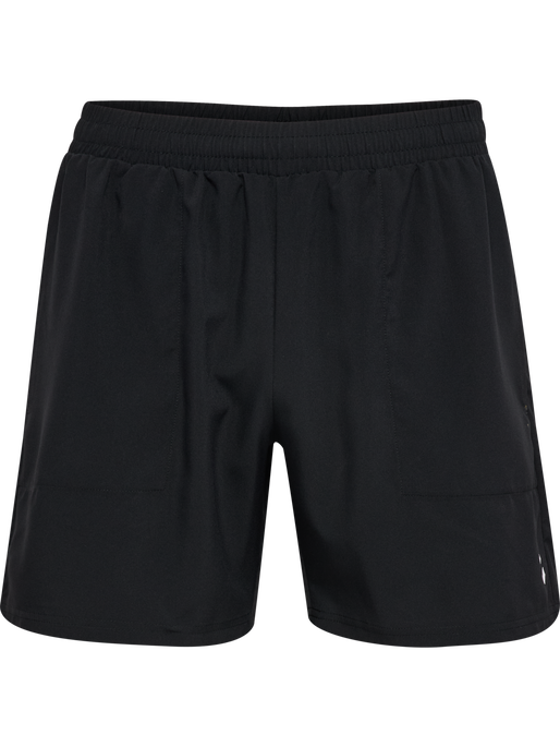 hmlPULSE WORKOUT SHORTS, BLACK, packshot