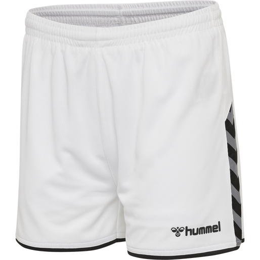 hmlAUTHENTIC POLY SHORTS WOMAN, WHITE hmlAUTHENTIC POLY SHORTS WOMAN, WHITE, packshot