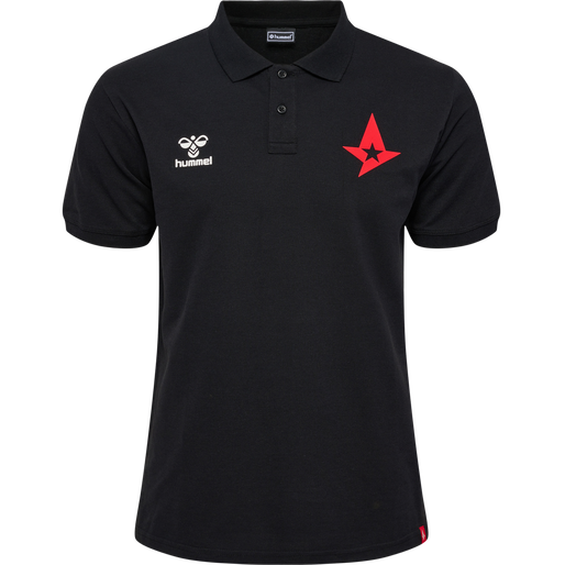 ASTRALIS 20/21 POLO, BLACK WO SPONSOR, packshot