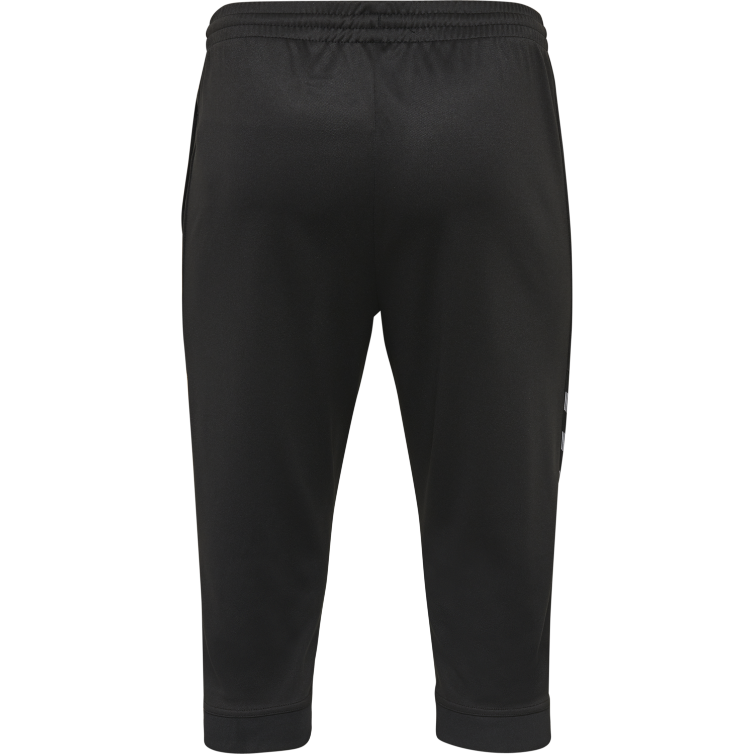 hmlAUTHENTIC 3/4 PANT, BLACK/WHITE, packshot