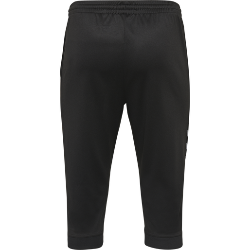 hmlAUTHENTIC 3/4 PANT, BLACK/WHITE, packshot
