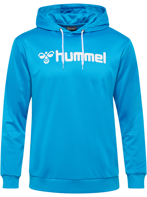 hmlLOGO HOODIE, DIVA BLUE, packshot