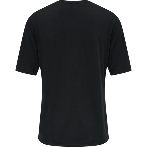 hmlREFEREE CHEVRON WO  JERSEY S/S, BLACK, packshot