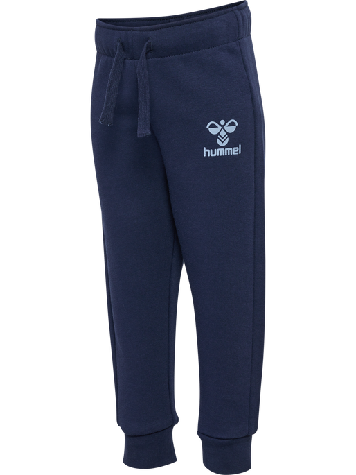 hmlHUMMING CREWSUIT, BLACK IRIS/FADED DENIM, packshot