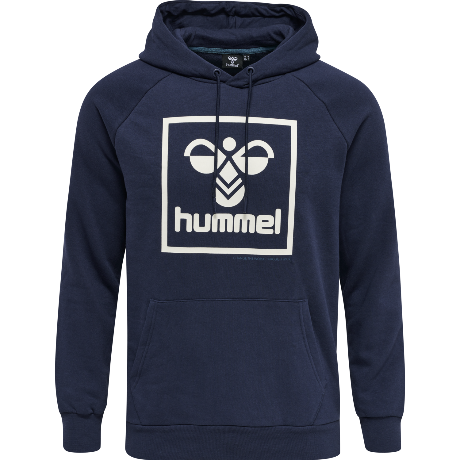 hmlISAM HOODIE, BLACK IRIS, packshot