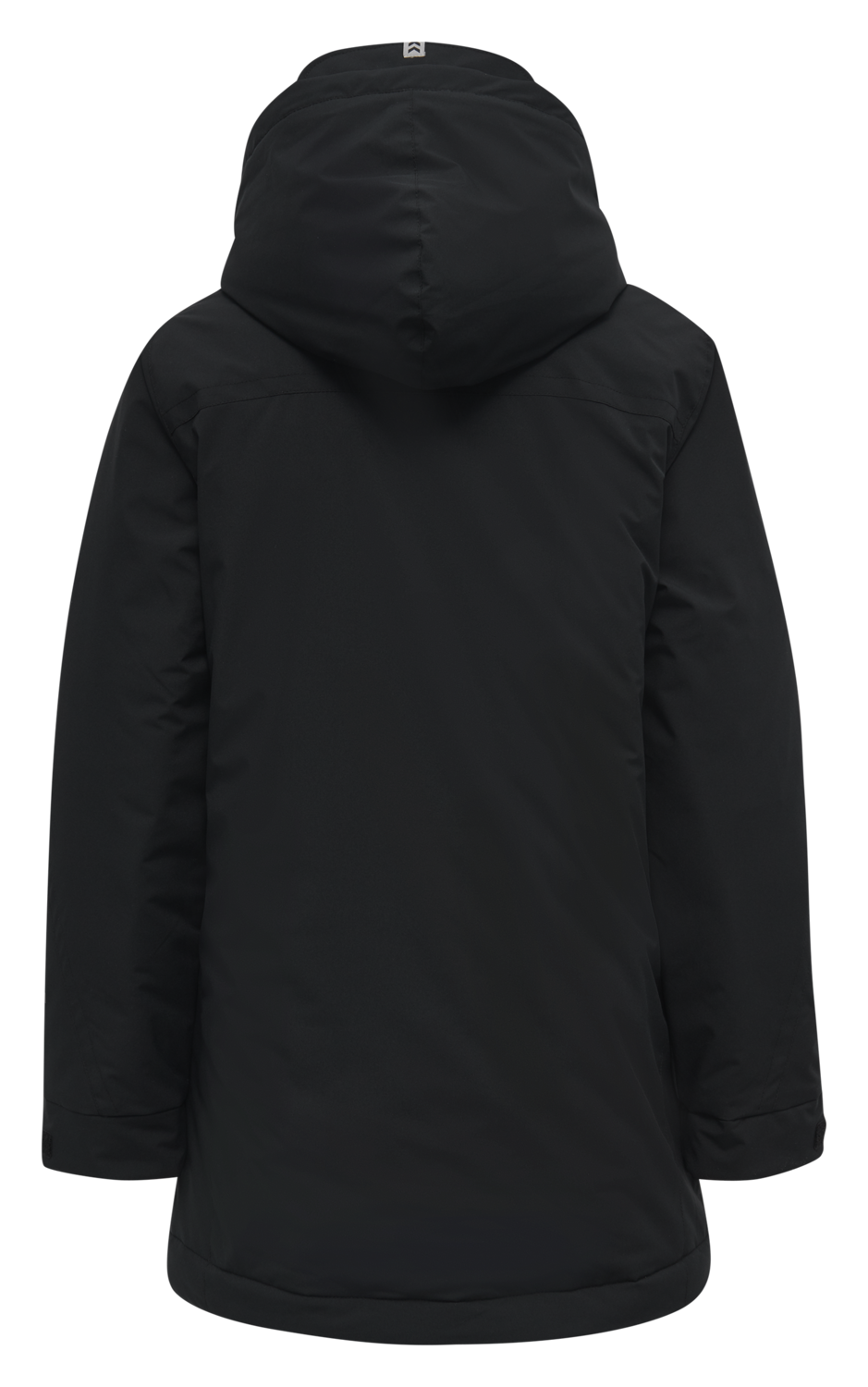 hmlNORTH PARKA JACKET WOMAN, BLACK/ASPHALT, packshot