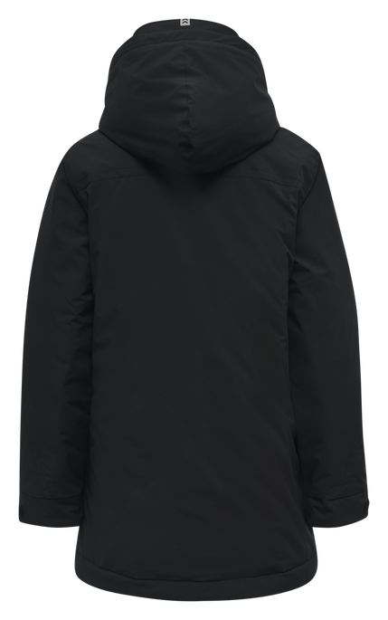 hmlNORTH PARKA JACKET WOMAN, BLACK/ASPHALT, packshot