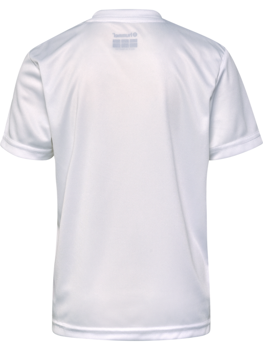 hmlLOGO JERSEY S/S KIDS, WHITE, packshot