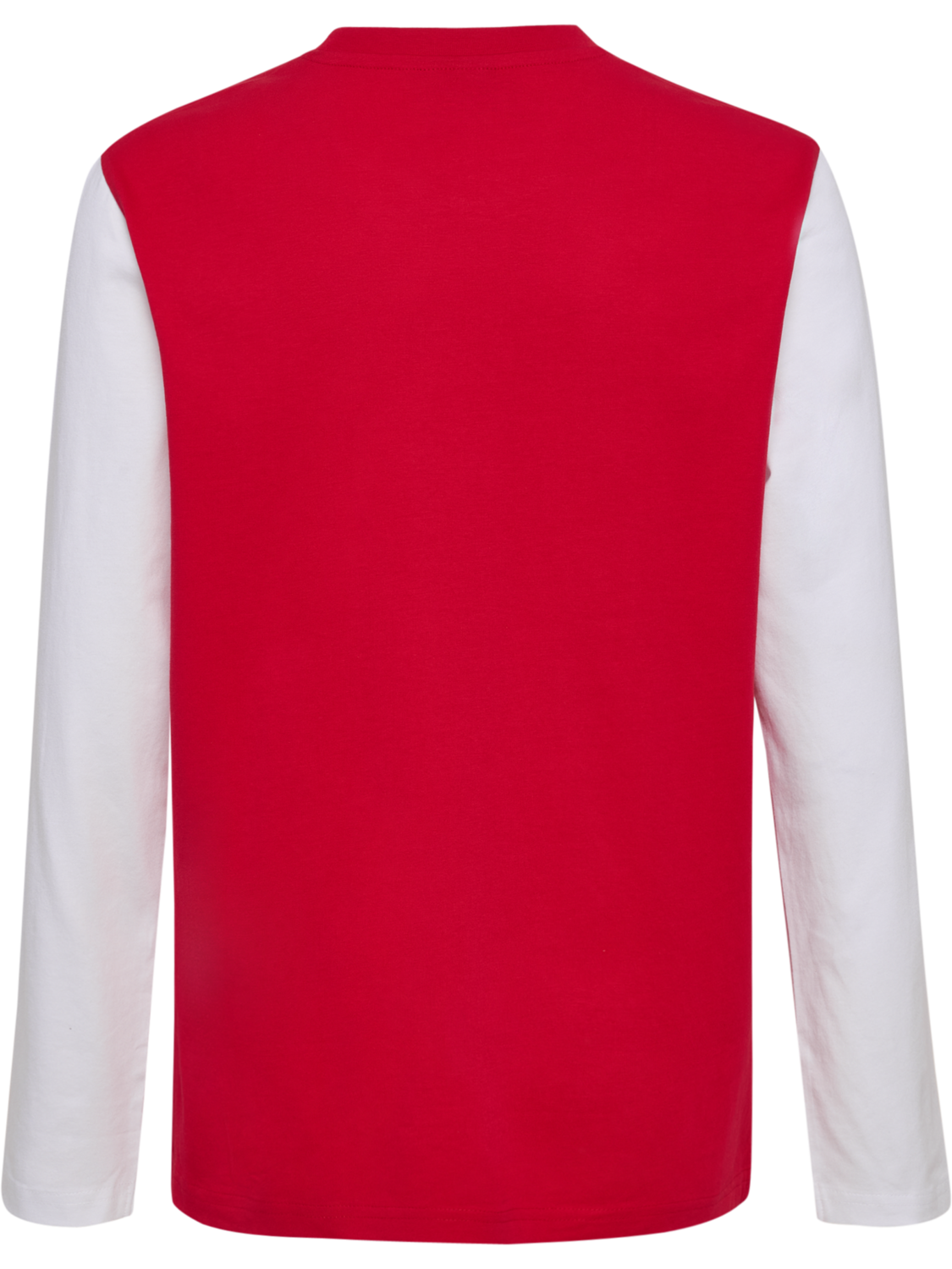 DBU 26 FAN RED-WHITE TEE LS KIDS, TANGO RED/WHITE, packshot