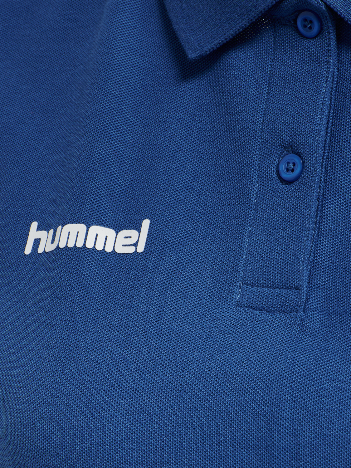 HMLGO COTTON POLO WOMAN, TRUE BLUE, packshot