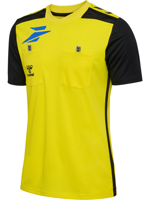 FFHB NEW REFEREE JERSEY S/S, BLAZING YELLOW W/O SPONSOR FFHB NEW REFEREE JERSEY S/S, BLAZING YELLOW W/O SPONSOR, packshot