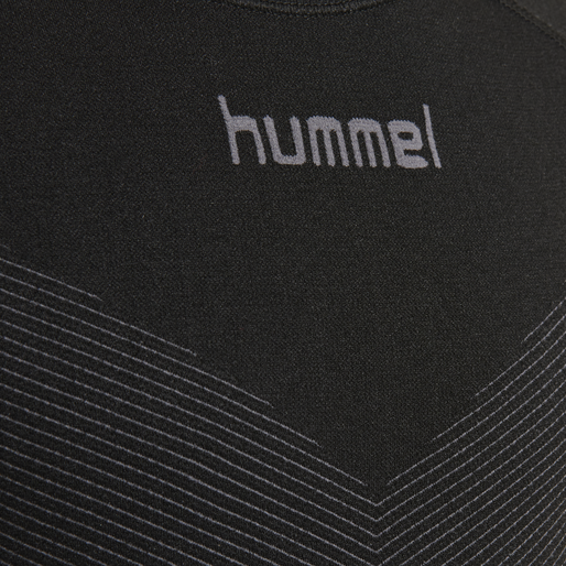HUMMEL FIRST SEAMLESS KIDS JERSEY S/S , BLACK, packshot