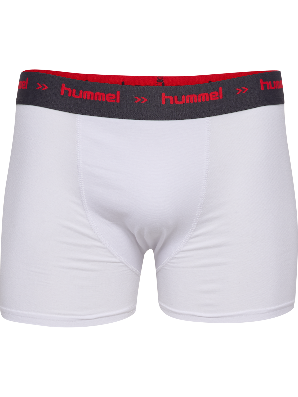 hmlRISE 3-PACK BOXERS, NINE IRON/WHITE/TRUE RED, packshot