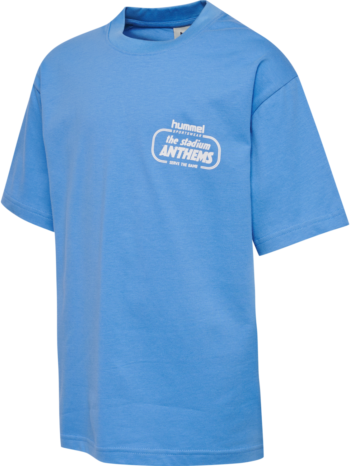 hmlJR LOOSE T-SHIRT S/S STADIUM, LICHEN BLUE, packshot