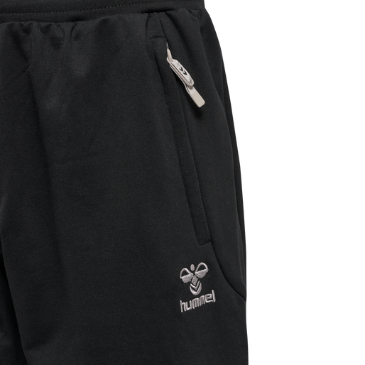 hmlMOVE GRID COTTON SHORTS, BLACK, packshot