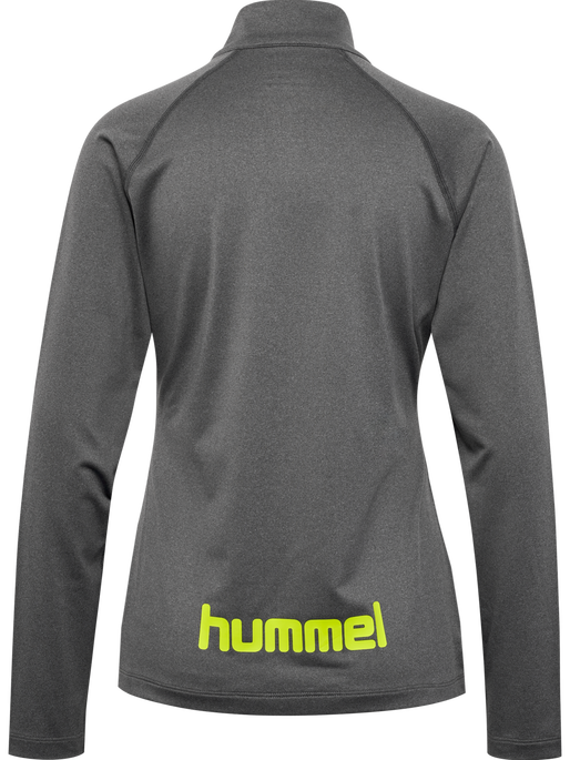 hmlSPRINT HALF ZIP WOMAN, FORGED IRON MELANGE hmlSPRINT HALF ZIP WOMAN, FORGED IRON MELANGE, packshot