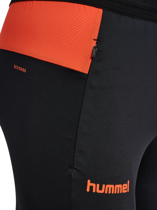 hmlBLAZE PRO TRAINING PANTS, BLACK/ORANGE hmlBLAZE PRO TRAINING PANTS, BLACK/ORANGE, packshot