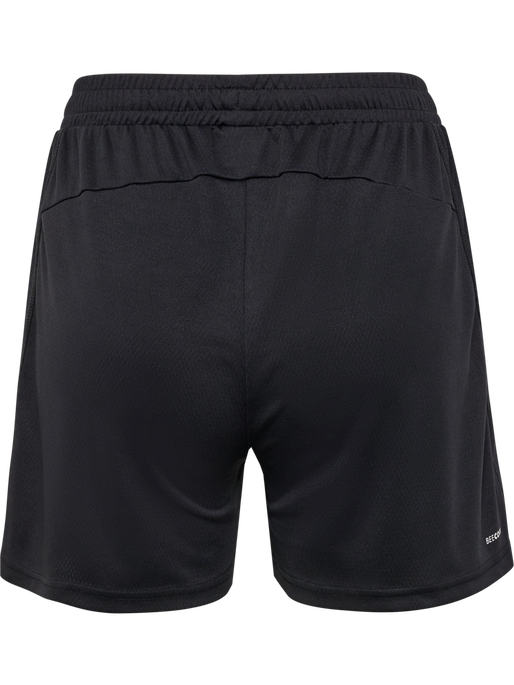 hmlMULTI PL SHORTS WOMAN, BLACK hmlMULTI PL SHORTS WOMAN, BLACK, packshot