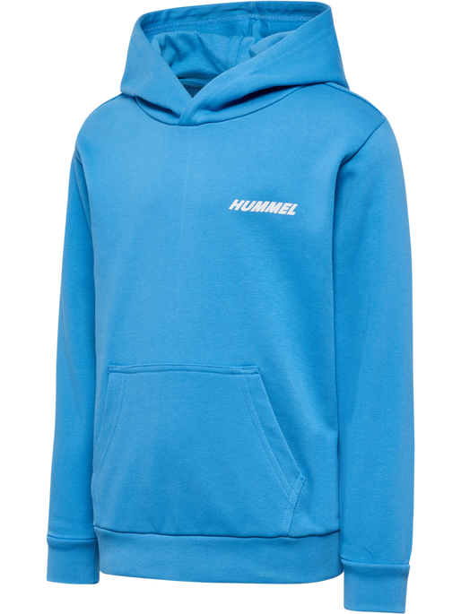 hmlCASPER HOODIE, LICHEN BLUE, packshot