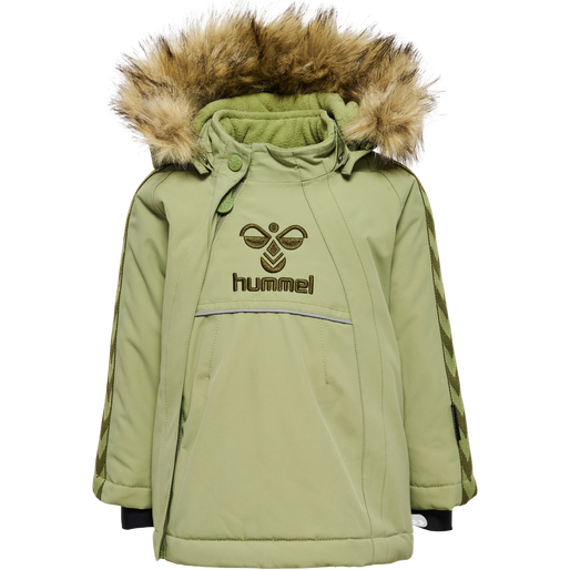 hmlJESSIE TEX JACKET, OIL GREEN hmlJESSIE TEX JACKET, OIL GREEN, packshot