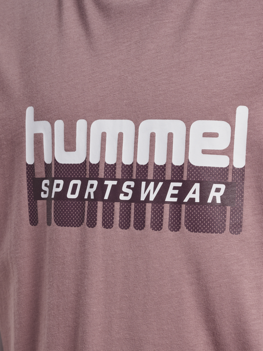 hmlTUKAS T-SHIRT S/S, TWILIGHT MAUVE, packshot