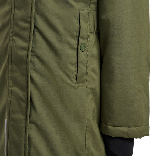 hmlALMA TEX COAT, OLIVE NIGHT, packshot