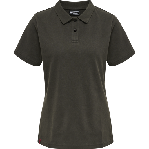 hmlRED CLASSIC POLO WOMAN, RAVEN, packshot