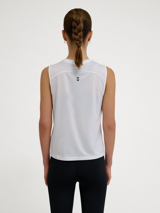 hmlPULSE WORKOUT W TANKTOP, WHITE, model