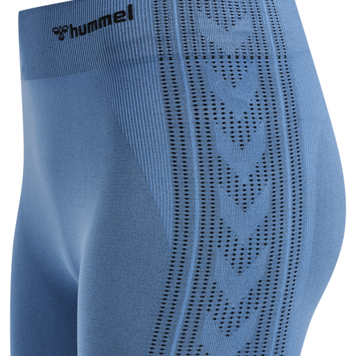 hmlMT SHAPING SEAMLESS MW TIGHTS, MARINA hmlMT SHAPING SEAMLESS MW TIGHTS, MARINA, packshot