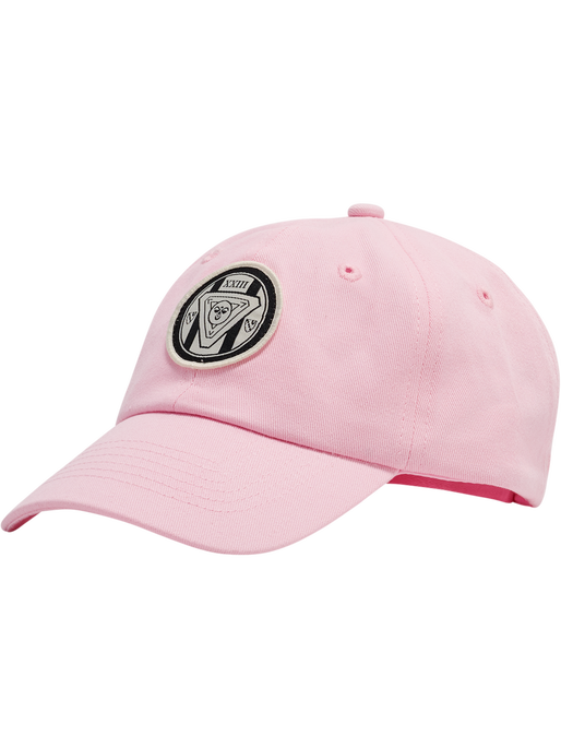 hmlJR BASEBALL BADGE CAP, PINK-A-BOO, packshot