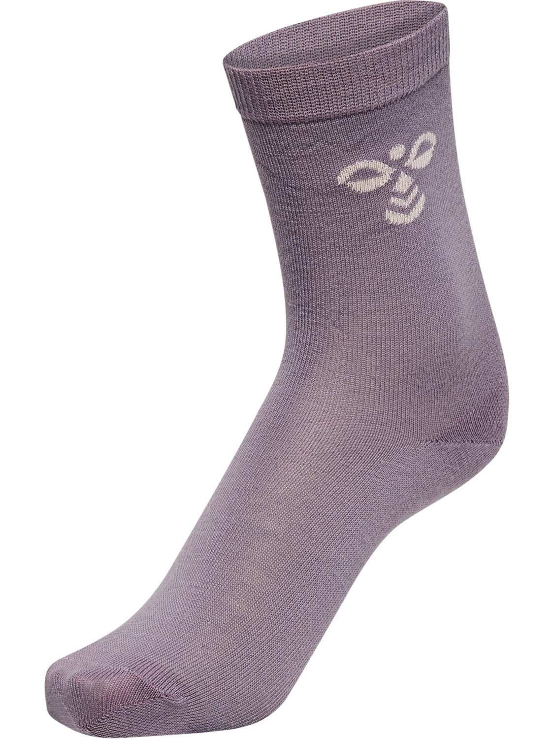 hmlJR WOOL 2-PACK SOCKS, GRAY RIDGE/CLOUD GRAY, packshot