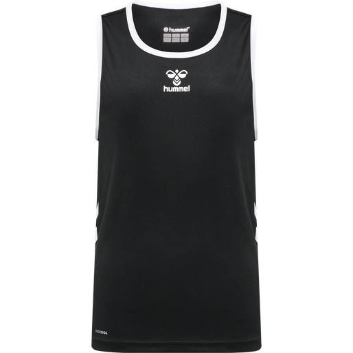 hmlCORE XK BASKET JERSEY KIDS, BLACK, packshot