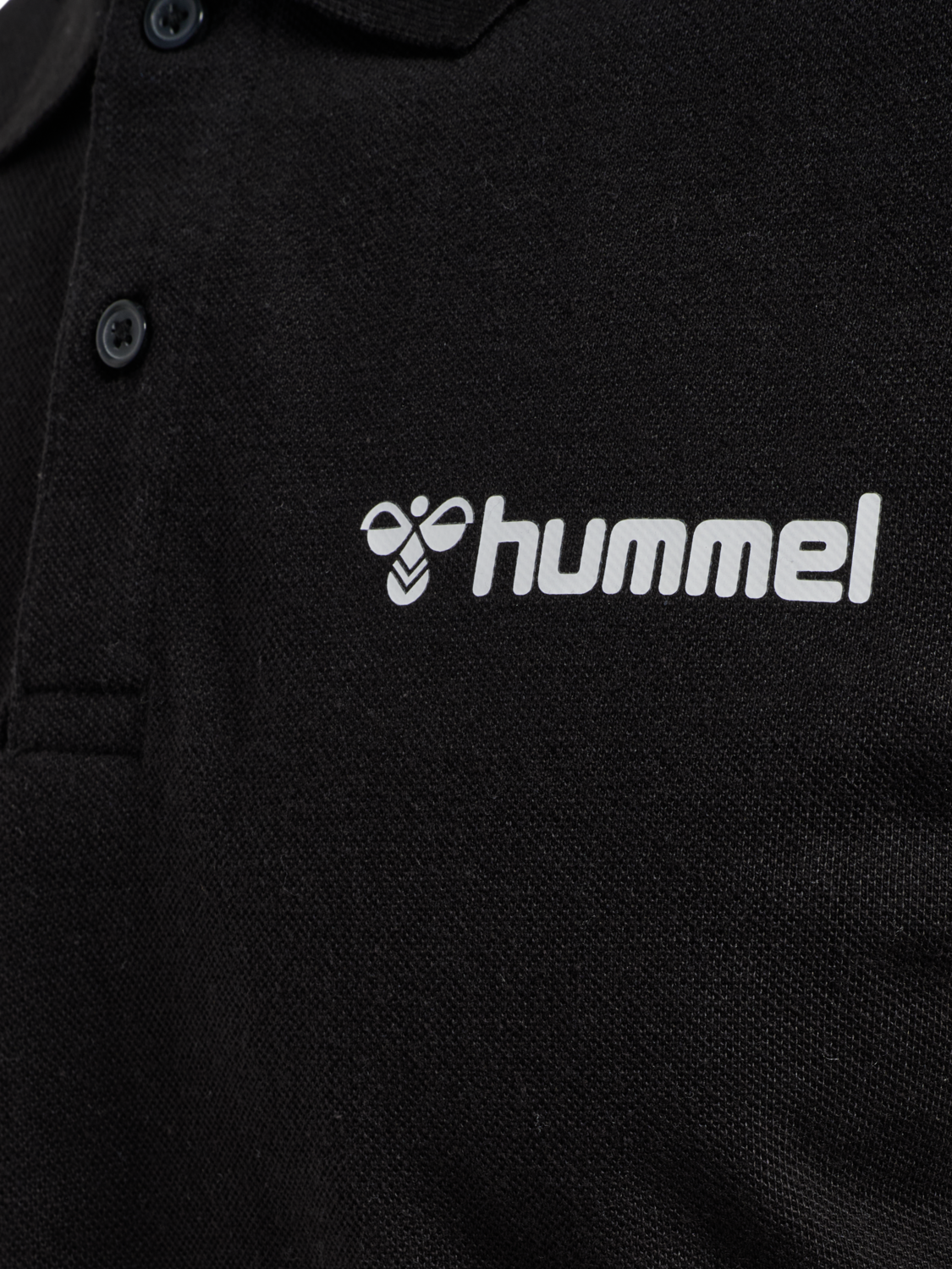 hmlMOVER COTTON POLO, BLACK, packshot