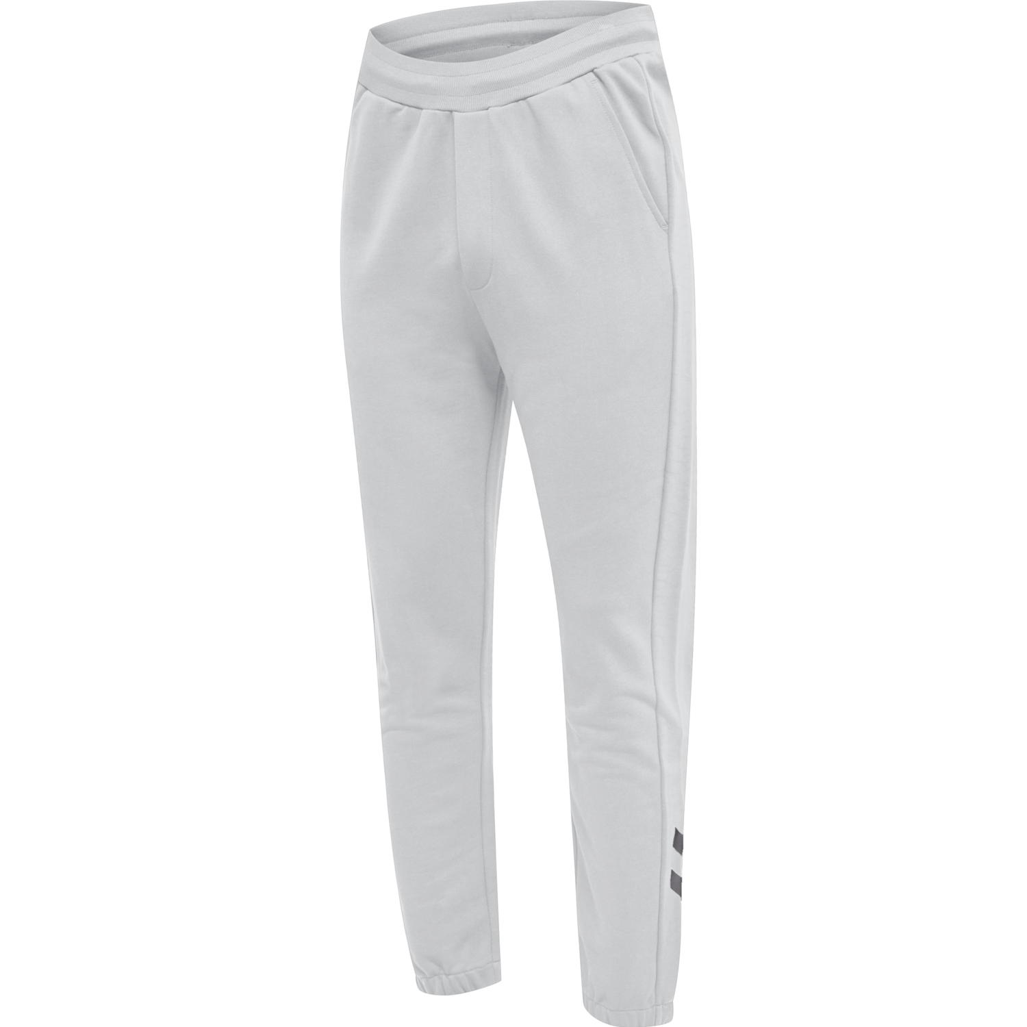 hmlLGC MANFRED REGULAR PANTS, LIGHT GREY MELANGE, packshot