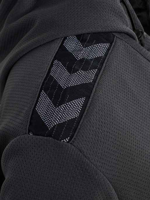 hmlAUTHENTIC PL ZIP HOODIE WOMAN, ASPHALT, packshot