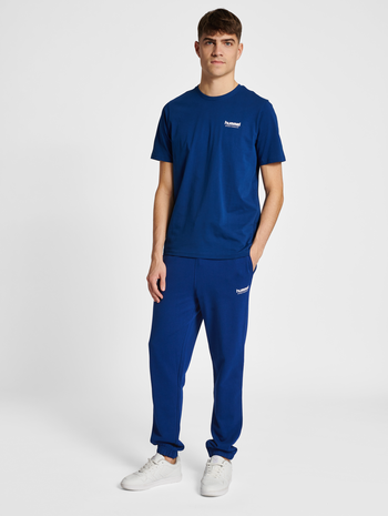 hmlLGC GABE SWEATPANTS, ESTATE BLUE, model